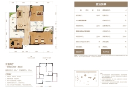 云辰国际3室2厅1厨2卫建面89.00㎡