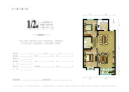 宣化珑玥小区2室2厅1厨1卫建面102.0㎡