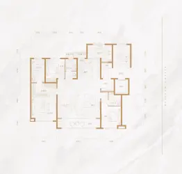 荣盛新城·熙堂尚院4室2厅1厨3卫建面160.00㎡