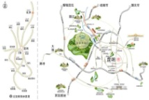 汉华天马山国际温泉度假区交通图
