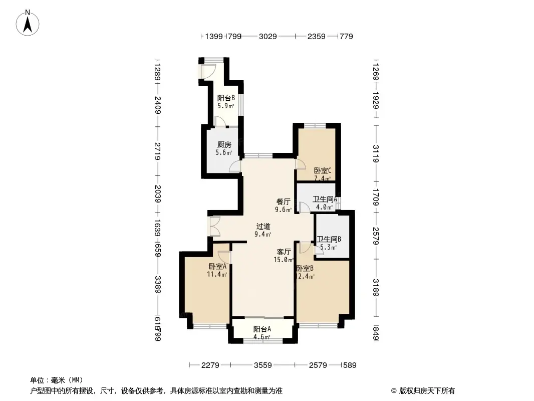 武汉万达公馆户型图片