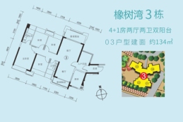 台山海骏达花园4室2厅1厨2卫建面134.00㎡