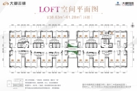 LOFT空间平面图16F