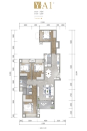 旭辉江山青林半3室2厅1厨2卫建面141.00㎡