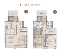 中昂·璟院3室2厅1厨3卫建面125.00㎡