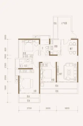 庆豪·天悦户型图