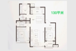 中南紫云集3室2厅1厨2卫建面130.00㎡