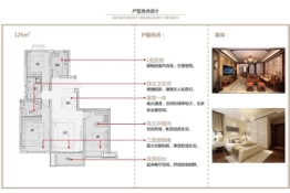 明珠·花语城3室2厅1厨2卫建面125.00㎡