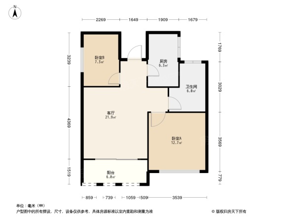 花桥裕花园户型图