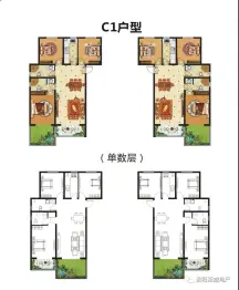 亚威金尊3室2厅1厨2卫建面130.00㎡