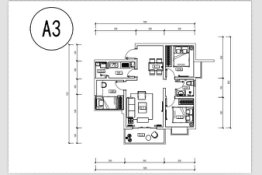 吾家花苑3室2厅1厨1卫建面96.95㎡