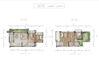 A8户型建面约121平