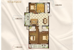 广厦名都4室2厅1厨2卫建面126.41㎡