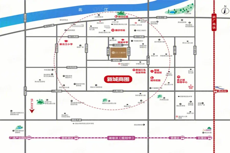 金丰·壹方城交通图