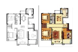 阳城院子3室2厅1厨1卫建面120.00㎡