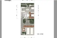合院150平南入户型
