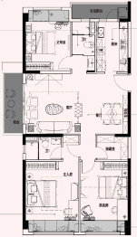 碧桂园·应国府3室2厅1厨2卫建面134.00㎡