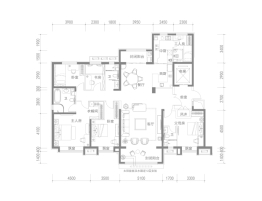 忻州碧桂园5室2厅2厨3卫建面227.00㎡