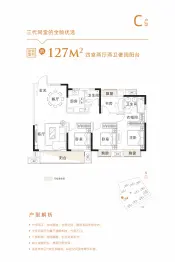 当代阅MOMΛ4室2厅1厨2卫建面127.00㎡