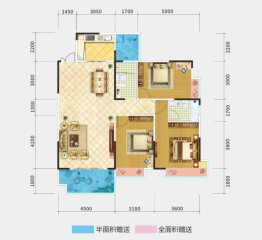 领秀佳园三期·锦園3室2厅1厨2卫建面128.04㎡