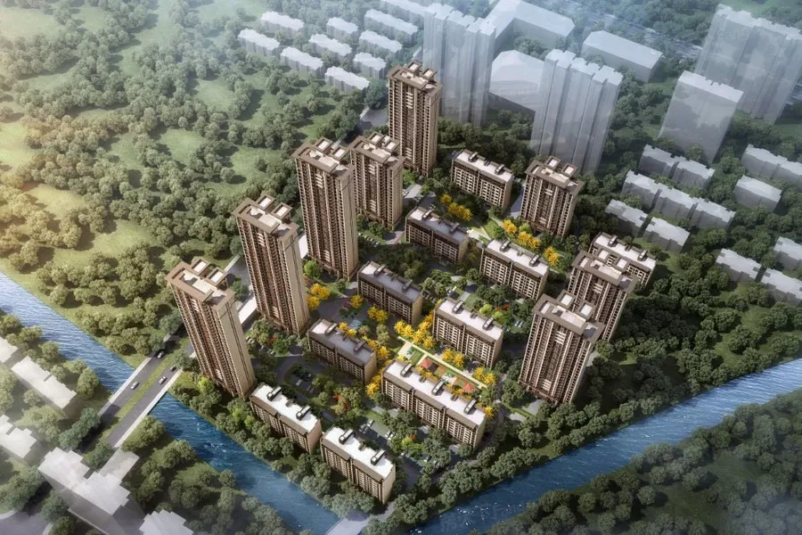 鸟瞰图拖动图片可以查看其它楼栋信息