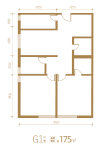 175平米G1户型