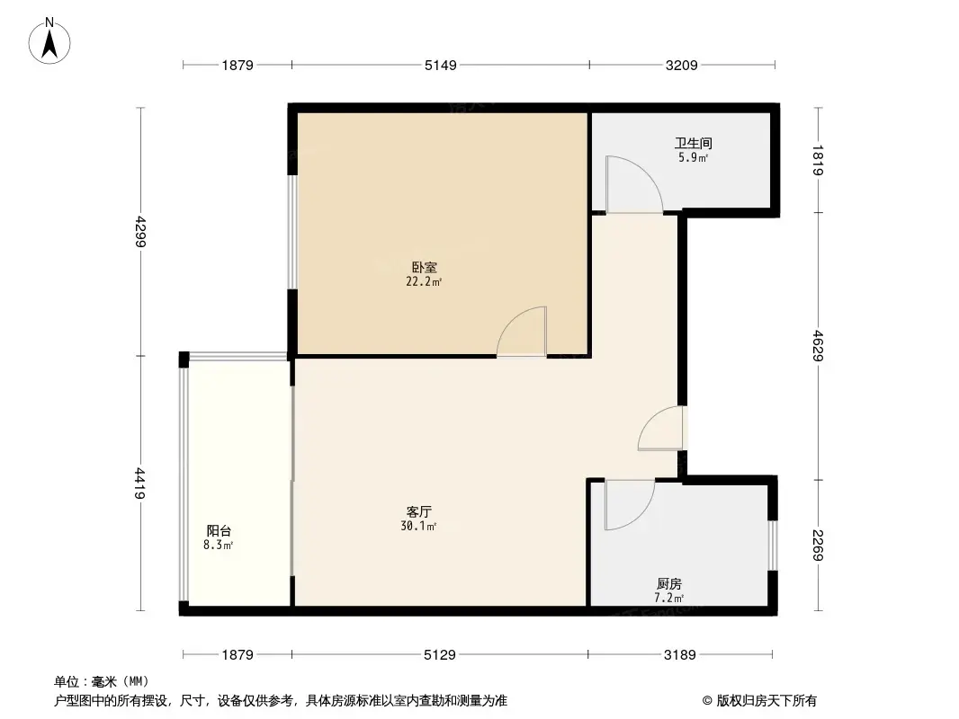 长城花园户型图片