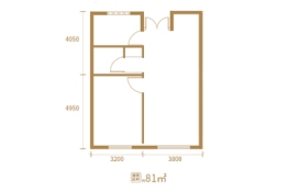 慧翔云溪建面81.00㎡