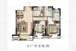 新华联滨江雅苑2室2厅1厨2卫建面92.00㎡