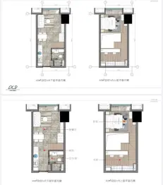 佳兆业云顶都汇2室2厅1厨1卫建面42.0㎡