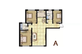 德馨家园3室2厅1厨2卫建面130.01㎡