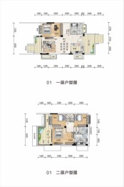 碧桂园滨江府4室2厅1厨3卫建面118.00㎡