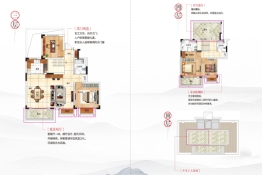 保利嘉福·领秀山4室2厅1厨3卫建面145.00㎡