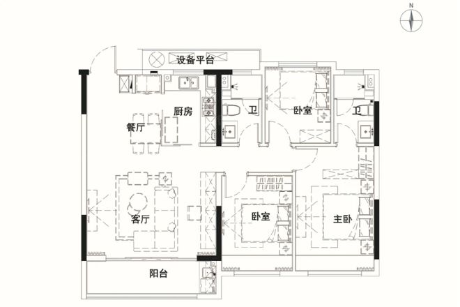 璞悦湖畔户型图