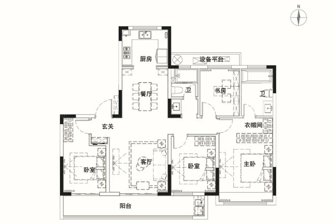 璞悦湖畔户型图