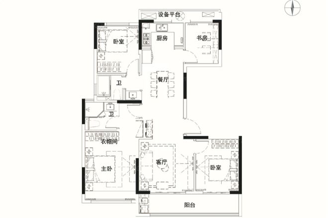 璞悦湖畔户型图