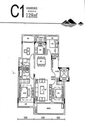 霍山公园里4室2厅1厨2卫建面108.00㎡