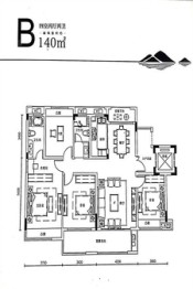 霍山公园里4室2厅1厨2卫建面120.00㎡