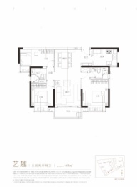 时代印记3室2厅1厨2卫建面117.00㎡