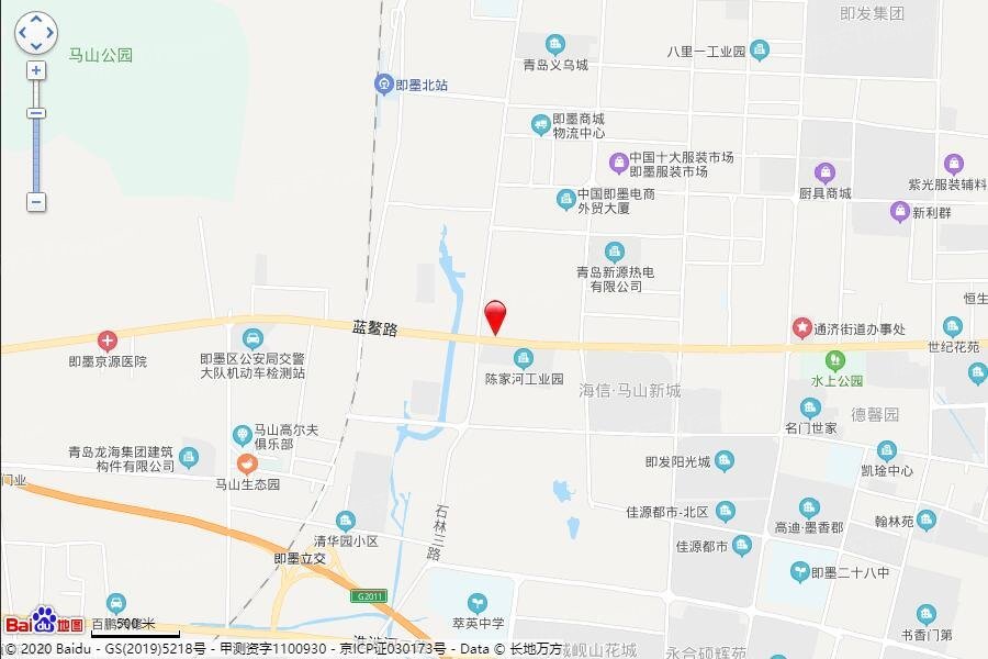 即墨万达广场交通图