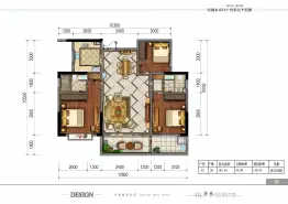 西湖19013室2厅1厨2卫建面118.93㎡