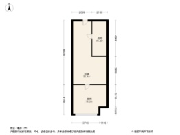 中海寰宇汇1室1厅1卫建面40.00㎡