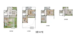 保利海丝居艺小镇·和光屿湖4室2厅1厨4卫建面140.0㎡