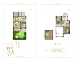 中冶沁海云墅3室2厅1厨3卫建面156.00㎡