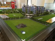 新式住宅,玻璃帷幕,户型方正,小区环境好