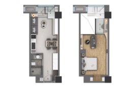 中企·檀悦名居2室1厅1厨1卫建面62.00㎡