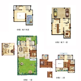 祥生·白桥溪谷6室2厅1厨5卫建面123.0㎡