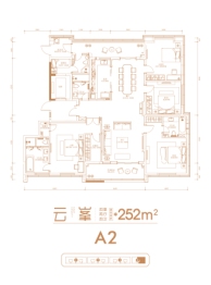 卧龙东方郡4室2厅1厨4卫建面252.00㎡