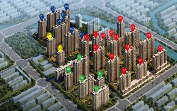 福加斯·天悦府东郡效果图