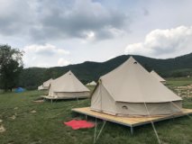 海坨山谷帐篷营地实景图